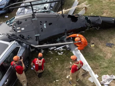 Colisão de helicópteros no Rio: voo visual e mortes