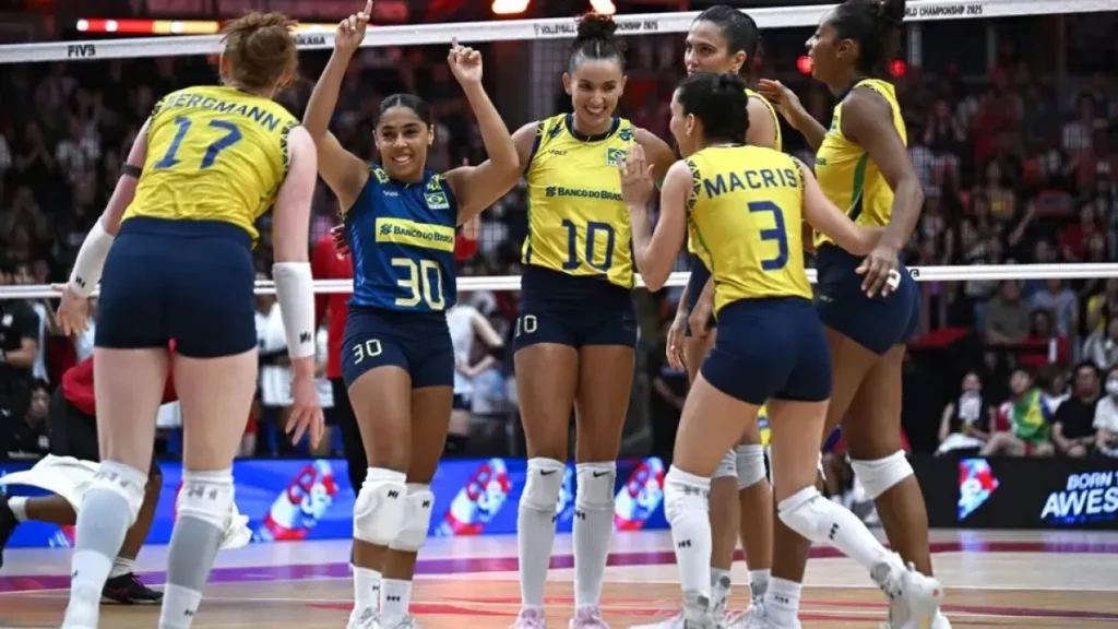 Brasil derrota Itália e vai à final da Liga das Nações de Vôlei