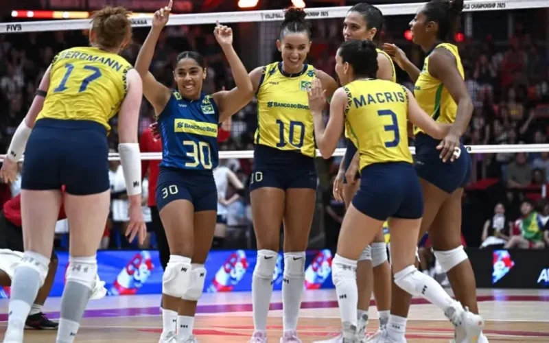 Brasil derrota Itália e vai à final da Liga das Nações de Vôlei