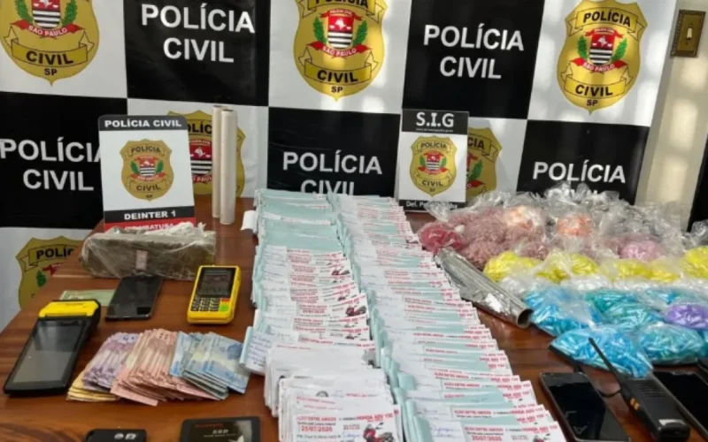 Polícia Civil prende três em operação contra tráfico e rifas em Ubatuba