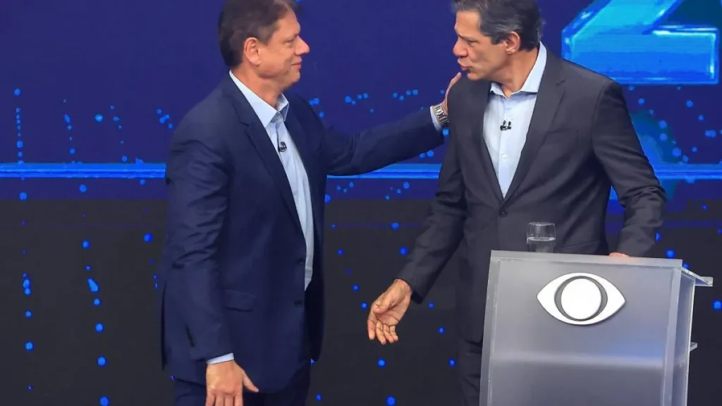 Debate Tarcísio x Haddad vira prévia de 2030 com excesso de números