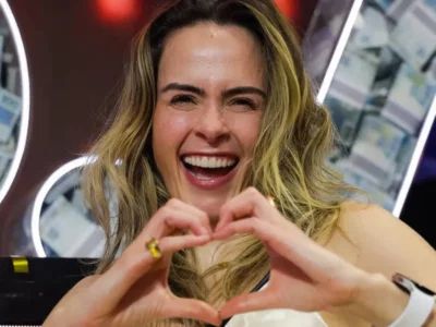 Ana Paula Renault vira atração no SP2B e atrai fãs eufóricos